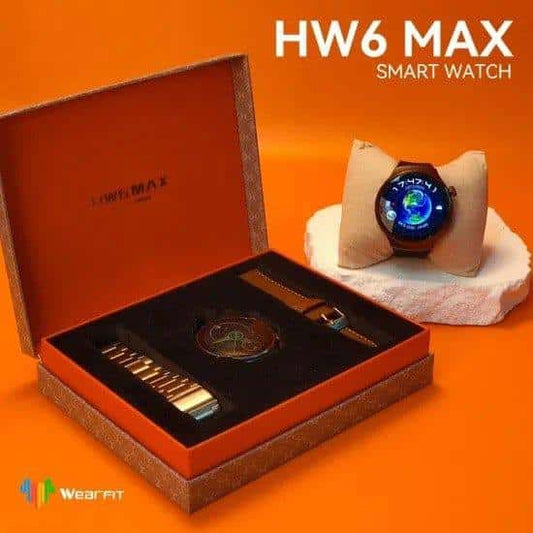 الدكية HW6 MAX الساعة